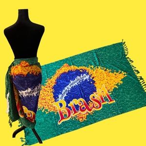 Cangas de Praia. Brazilian Beach acessory Size: 175 CM x 115 CM / 68 in x 46 in